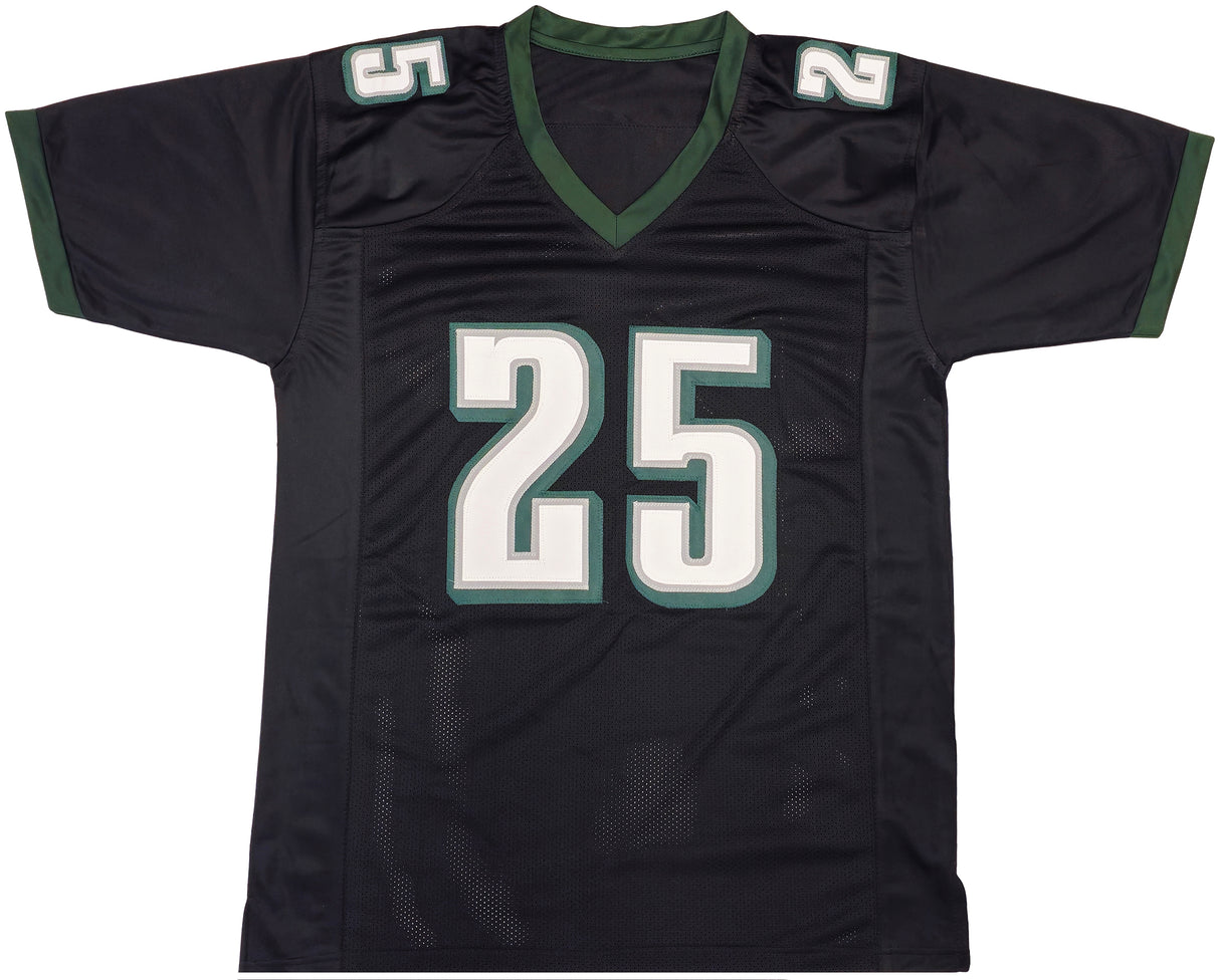 Philadelphia Eagles LeSean McCoy Autographed Black Jersey Beckett BAS Witness Stock #234695