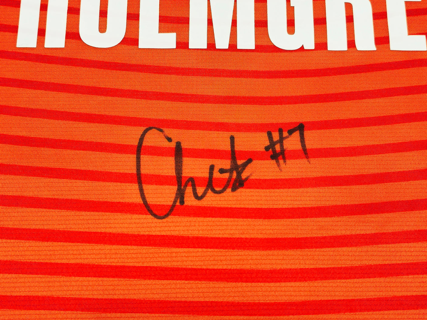 Oklahoma City Thunder Chet Holmgren Autographed Red Fanatics Jersey Size XL Beckett BAS Witness Stock #234063