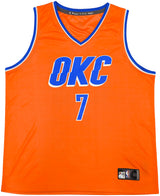 Oklahoma City Thunder Chet Holmgren Autographed Red Fanatics Jersey Size XL Beckett BAS Witness Stock #234063