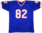 Buffalo Bills Don Beebe Autographed Blue Jersey JSA Stock #234530