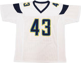 San Diego Chargers Darren Sproles Autographed White Jersey Beckett BAS Witness Stock #234512