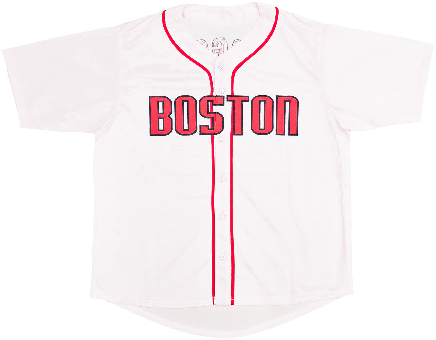 Boston Red Sox Wade Boggs Autographed White Jersey Beckett BAS Witness Stock #234526