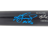 Ken Griffey Jr. Autographed Black Louisville Slugger Player Model C271 Swingman Baseball Bat Seattle Mariners (Scratches) "HOF 16" Beckett BAS Witness Stock #234588