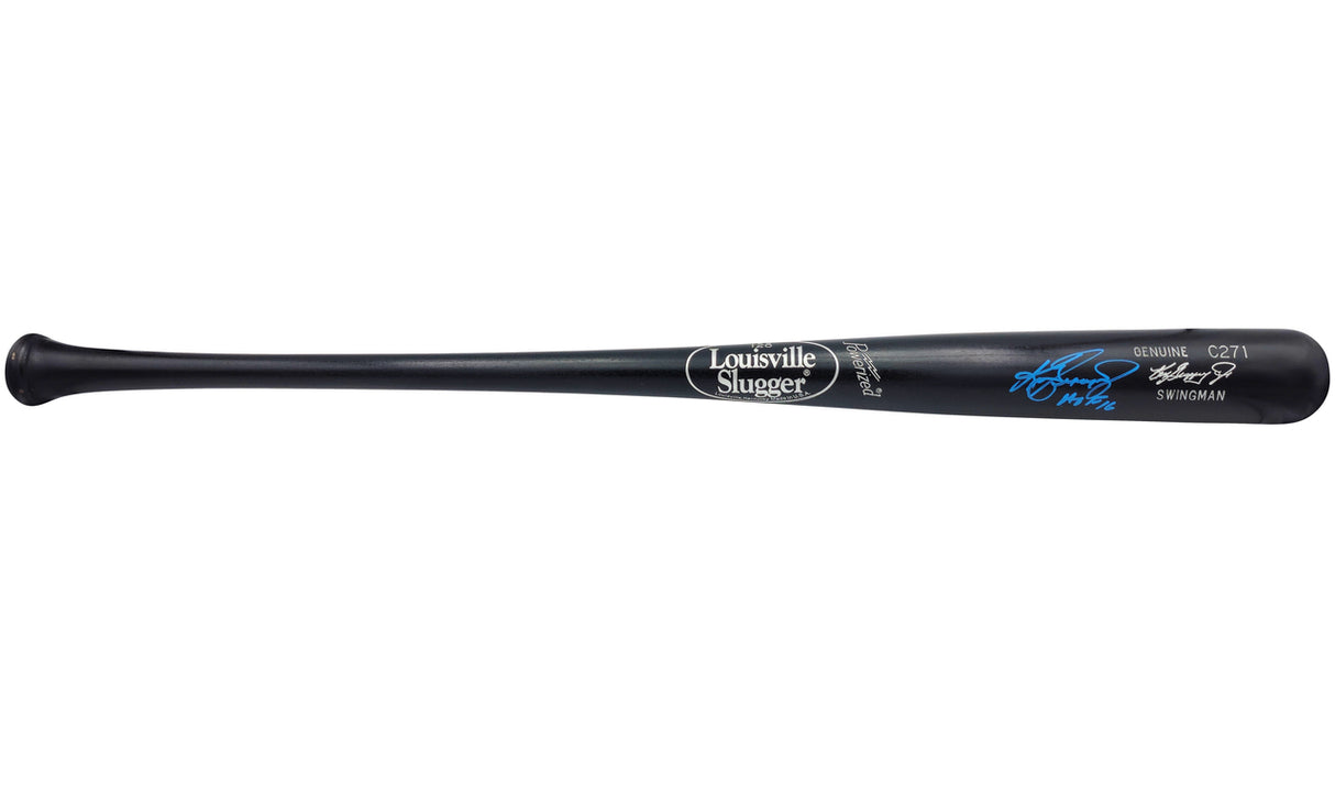 Ken Griffey Jr. Autographed Black Louisville Slugger Player Model C271 Swingman Baseball Bat Seattle Mariners (Scratches) "HOF 16" Beckett BAS Witness Stock #234588