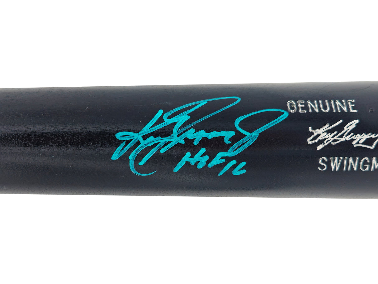 Ken Griffey Jr. Autographed Black Louisville Slugger Player Model C271 Swingman Baseball Bat Seattle Mariners (Scratches) "HOF 16" Beckett BAS Witness Stock #234589