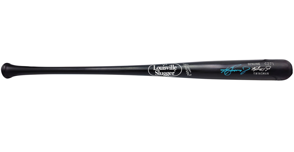 Ken Griffey Jr. Autographed Black Louisville Slugger Player Model C271 Swingman Baseball Bat Seattle Mariners (Scratches) Beckett BAS Witness Stock #234590