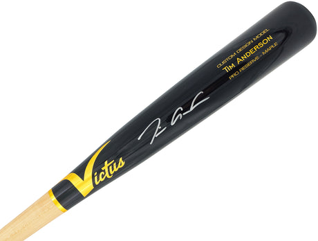 Tim Anderson Autographed Black Victus Player Model Baseball Bat Chicago White Sox Fanatics Holo Stock #234651