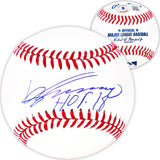 Vladimir Guerrero Sr. Autographed Official MLB Baseball Anaheim Angels "HOF 18" Beckett BAS Witness Stock #220530