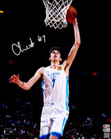 Chet Holmgren Autographed 16x20 Photo Oklahoma City Thunder Beckett BAS Witness Stock #234057