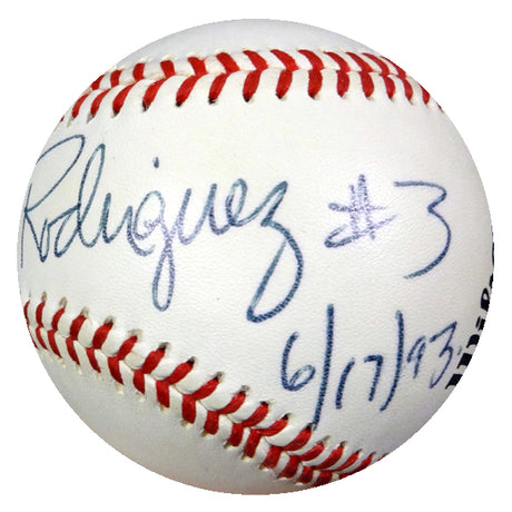 Alex Rodriguez Autographed Wilson FSL Baseball Seattle Mariners, New York Yankees "6/17/93" PSA/DNA #S02837