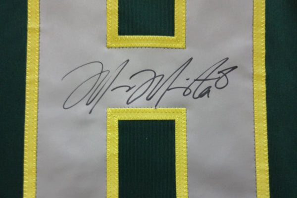 Oregon Ducks Marcus Mariota Autographed Green Nike Jersey Size XXL MM Holo Stock #87171