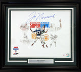 Joe Namath Autographed Framed 16x20 Photo New York Jets PSA/DNA Stock #91040