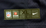 Seattle Seahawks Russell Wilson Autographed Blue Nike Twill Jersey Size XL RW Holo Stock #71431