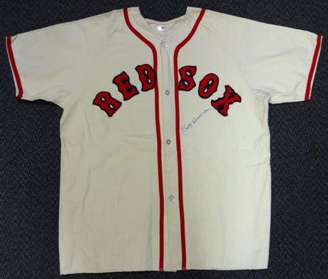 Boston Red Sox Billy Herman Autographed White Jersey PSA/DNA #V11073