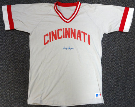 Cincinnati Reds Smoky Burgess Autographed White Jersey PSA/DNA #W07515