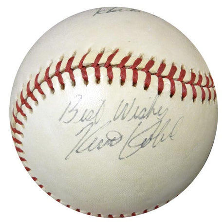 Hank Aaron & Others Autographed Official AL Baseball "Best Wishes" Vintage PSA/DNA #W05048