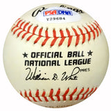 Hoot Evers Autographed Official NL Baseball Detroit Tigers PSA/DNA #Y29684