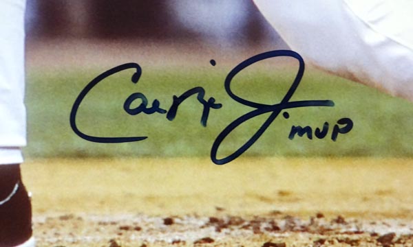 Cal Ripken Jr. Autographed 16x20 Photo Baltimore Orioles MLB Holo #AT00357627