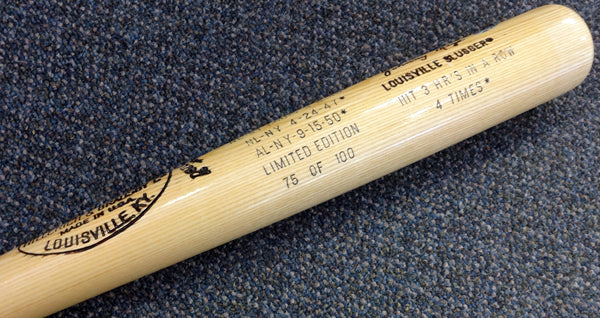 Johnny Mize Autographed Louisville Slugger Bat New York Yankees, St. Louis Cardinals "HOF 81" PSA/DNA #Y29057