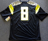 Oregon Ducks Marcus Mariota Autographed Black Nike Jersey "2014 Heisman" Size L MM Holo Stock #89865