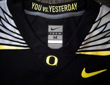 Oregon Ducks Marcus Mariota Autographed Black Nike Jersey Size M MM Holo Stock #89864