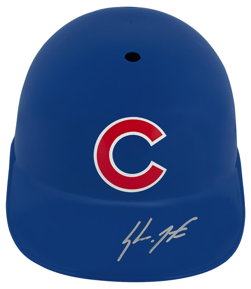 Shawon Dunston Signed Chicago Cubs Souvenir Replica Batting Helmet