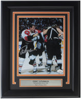 Eric Lindros Signed Framed 8x10 Philadelphia Flyers Photo JSA ITP - Sports Integrity