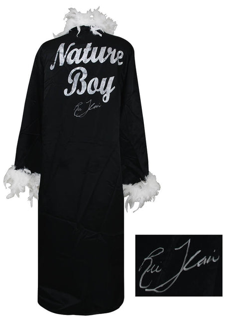Ric Flair Signed Nature Boy Black Wrestling Full Length Robe
