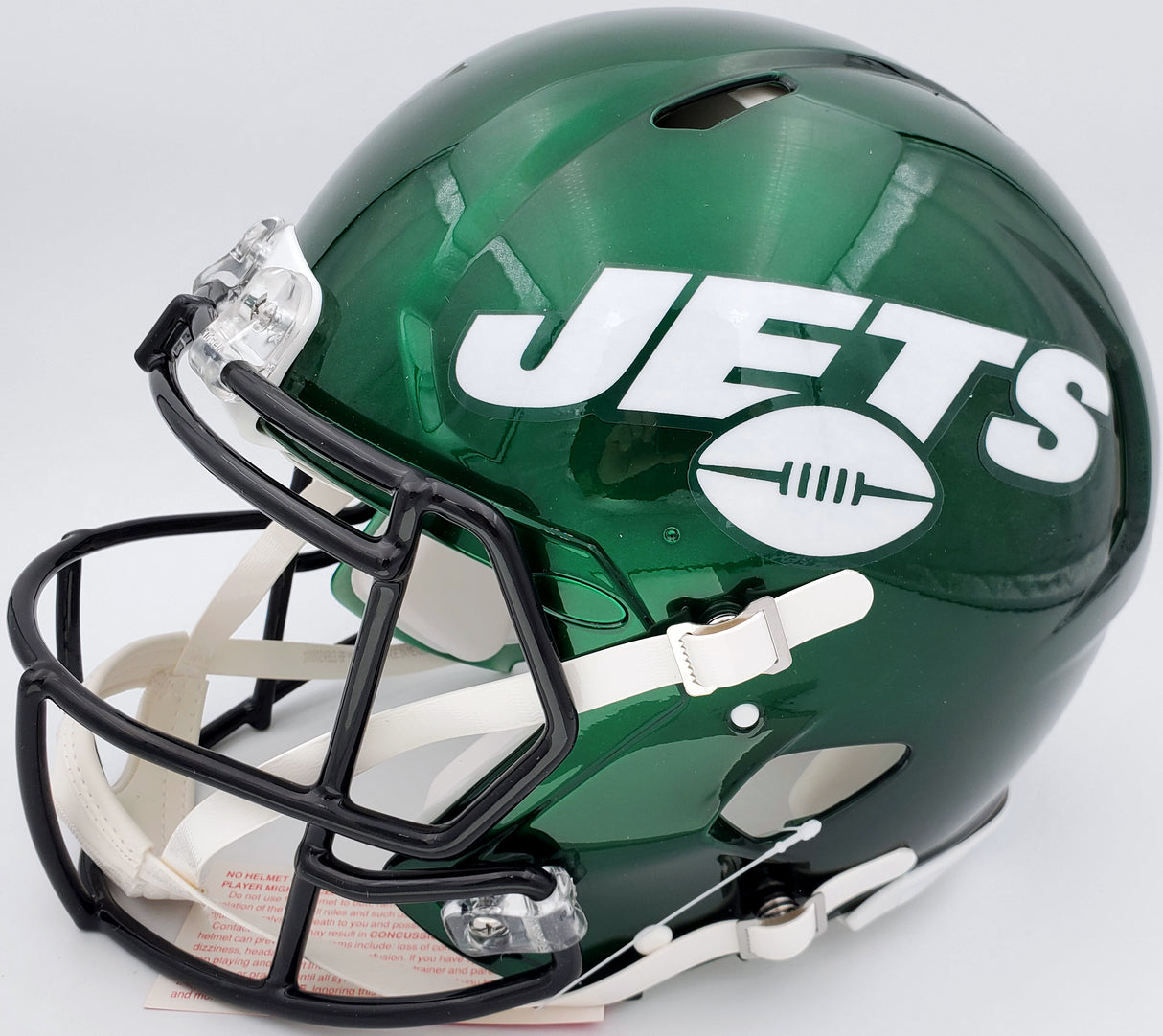 Zach Wilson Autographed New York Jets Green Full Size Authentic Speed Helmet Beckett BAS QR Stock #194727