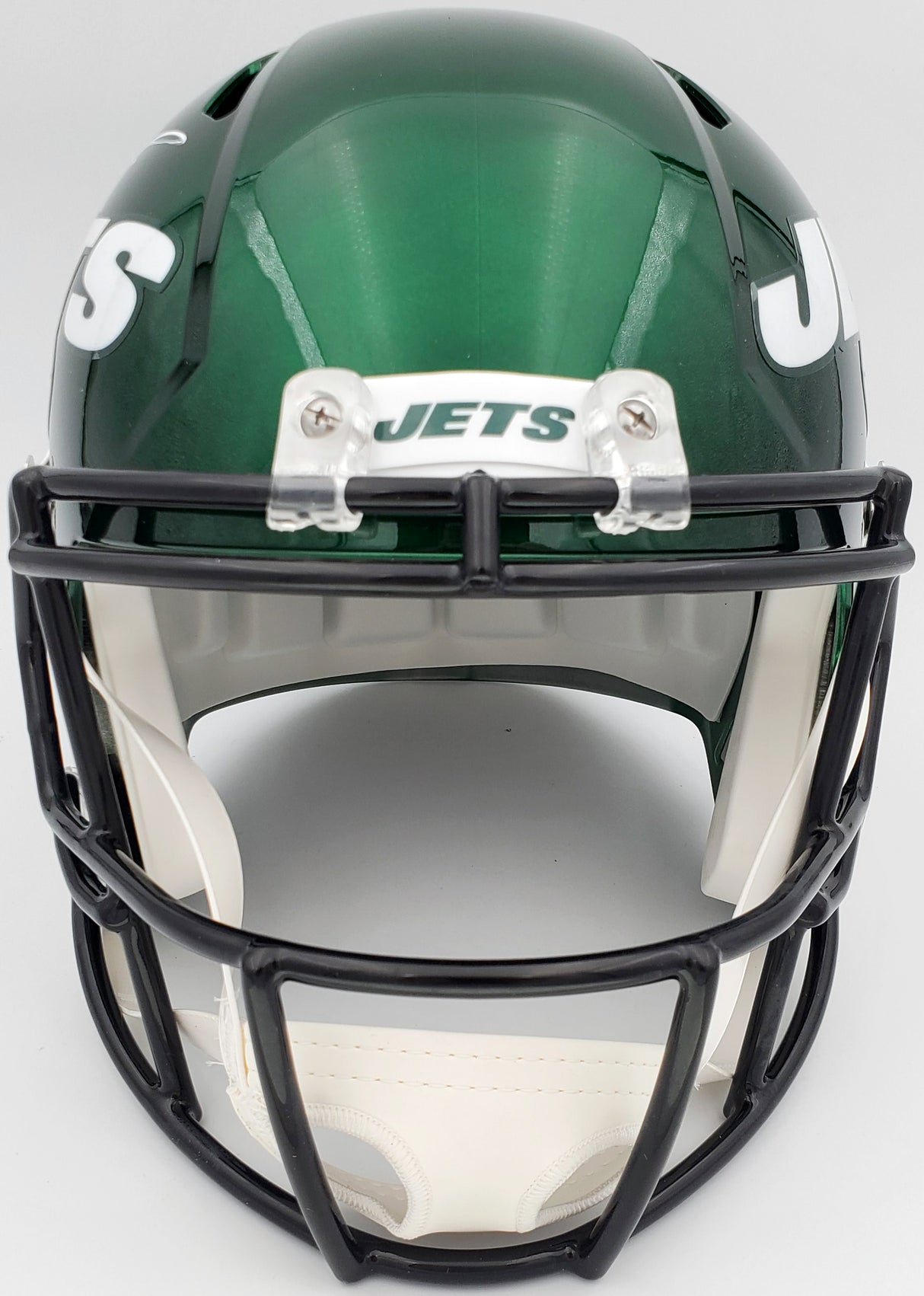 Zach Wilson Autographed New York Jets Green Full Size Replica Speed Helmet Beckett BAS QR Stock #194726