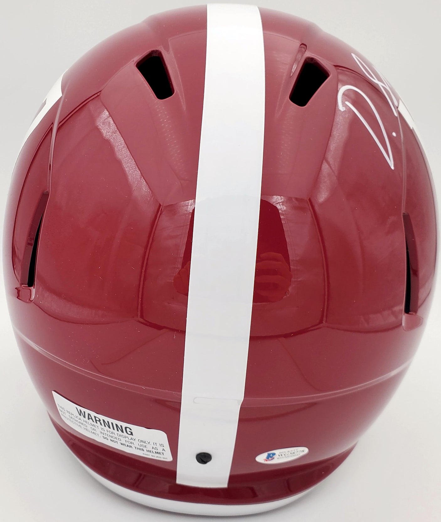 Devonta Smith Autographed Alabama Crimson Tide Full Size Speed Replica Helmet Beckett BAS Stock #189554