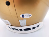 Tim Brown Autographed Notre Dame Fighting Irish Full Size Replica Helmet Beckett BAS Stock #189389