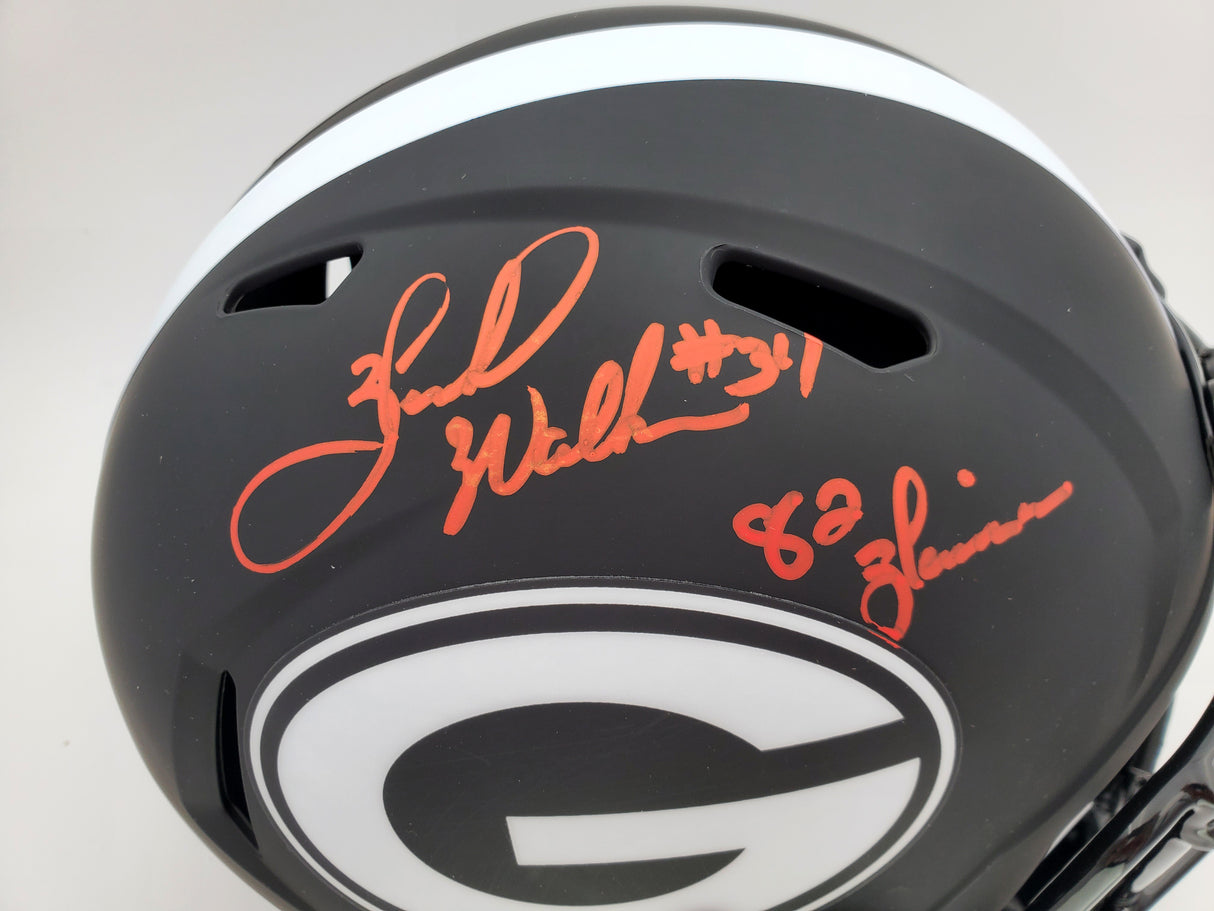 Herschel Walker Autographed Georgia Bulldogs Eclipse Black Full Size Speed Replica Helmet "82 Heisman" Beckett BAS Stock #185884