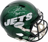 LaDainian Tomlinson Autographed New York Jets Full Size Speed Replica Helmet "HOF 17" Beckett BAS Stock #185783