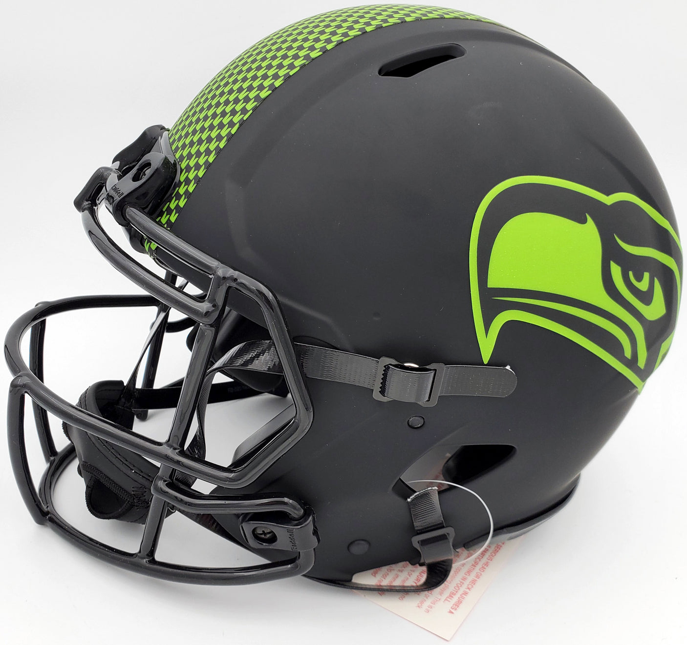 Russell Wilson Autographed Seattle Seahawks Eclipse Black Full Size Speed Authentic Helmet "DangeRuss" LE #/12 RW Holo & Beckett BAS Stock #182293