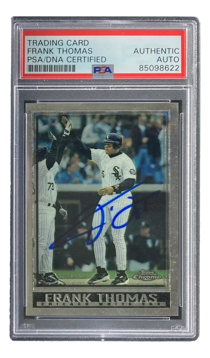 Frank Thomas Signed 1998 Topps #20 Chicago White Sox Trading Card PSA/DNA - Sports Integrity