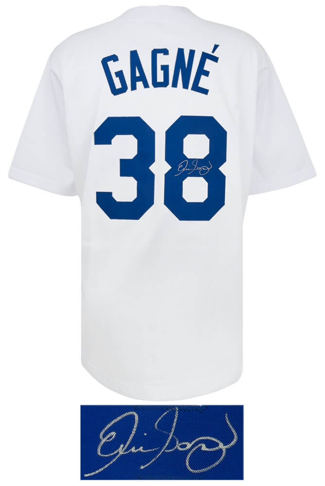 Eric Gagne Signed White Custom Baseball Jersey