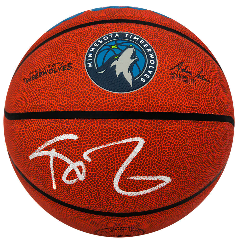 Kevin Garnett Signed Wilson Minnesota Timberwolves Logo Full Size NBA Basketball