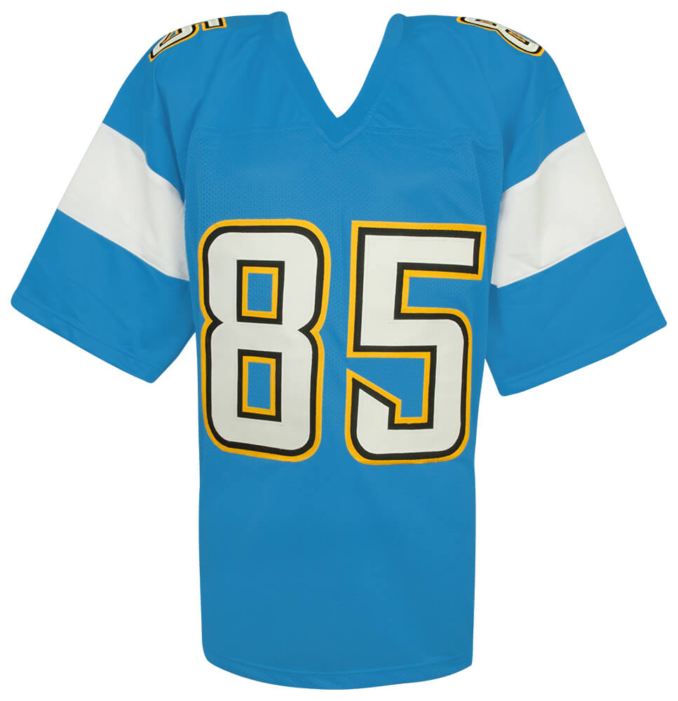 Antonio Gates Signed Powder Blue Custom Football Jersey