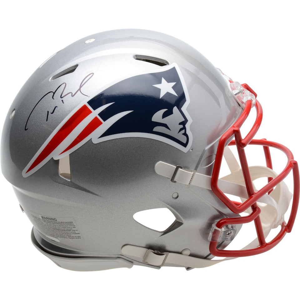 Tom Brady Autographed New England Patriots Speed Authentic Helmet Fanatics