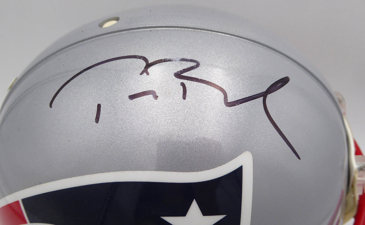 Tom Brady Autographed Authentic Full Size Helmet New England Patriots Fanatics Holo #A654320