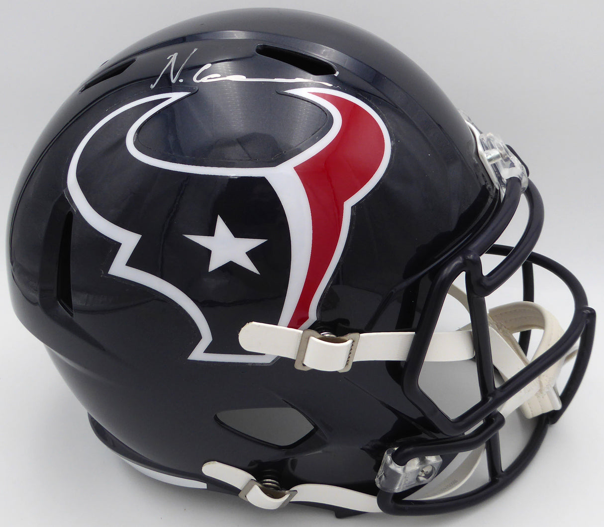 Nico Collins Autographed Speed Replica Full Size Helmet Houston Texans Beckett BAS Witness #1W433097