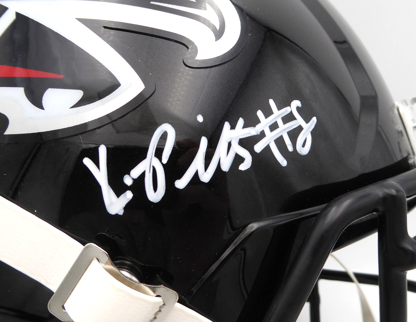 Kyle Pitts Autographed Speed Replica Full Size Helmet Atlanta Falcons Beckett BAS Witness #WL14604