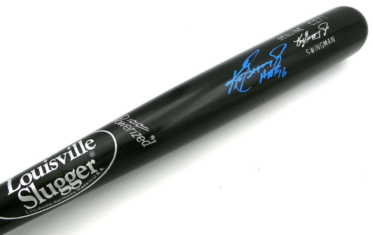 Ken Griffey Jr. Autographed Louisville Slugger Bat Seattle Mariners "HOF 16" Beckett BAS QR #2W278223