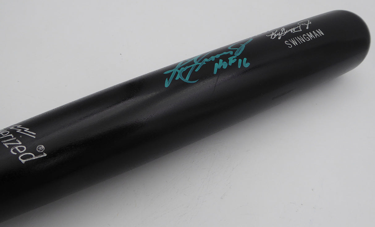 Ken Griffey Jr. Autographed Louisville Slugger Bat Seattle Mariners "HOF 16" Beckett BAS QR #2W278204