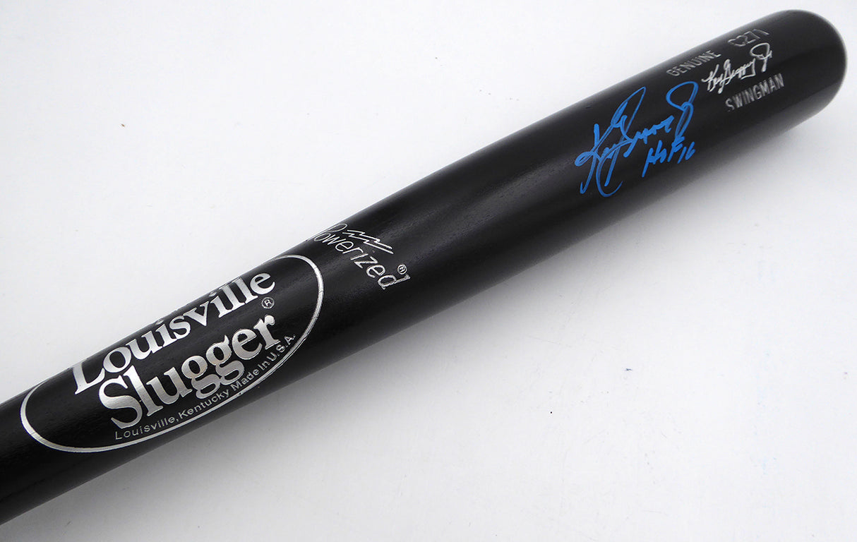 Ken Griffey Jr. Autographed Louisville Slugger Bat Seattle Mariners "HOF 16" Beckett BAS QR #2W278220