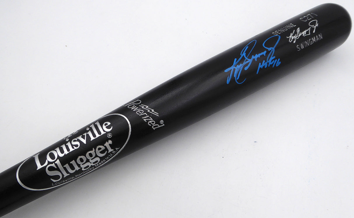 Ken Griffey Jr. Autographed Louisville Slugger Bat Seattle Mariners "HOF 16" Beckett BAS QR #2W278221