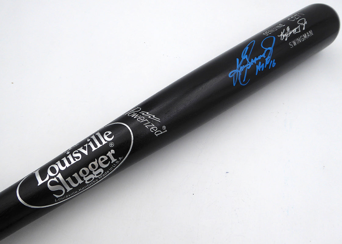 Ken Griffey Jr. Autographed Louisville Slugger Bat Seattle Mariners "HOF 16" Beckett BAS QR #2W278222