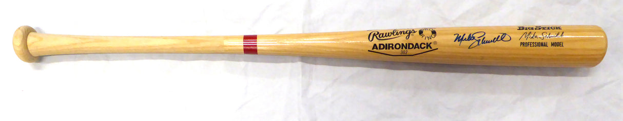 Mike Schmidt Autographed Rawlings Bat Philadelphia Phillies Beckett BAS QR #BQ64783