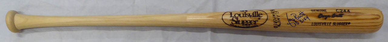 George Brett Autographed C244 Game Model Louisville Slugger Bat Kansas City Royals "3154 Hits" Beckett BAS QR #BP55334